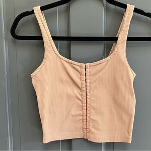 Abercrombie Hook and Eye Ribbed Tank